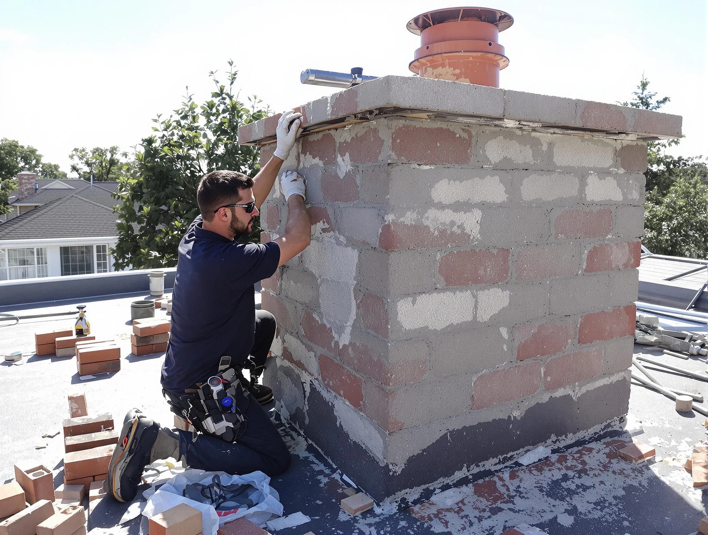 Advanced chimney repair process by Wheat Ridge Chimney Sweep in Wheat Ridge, CO