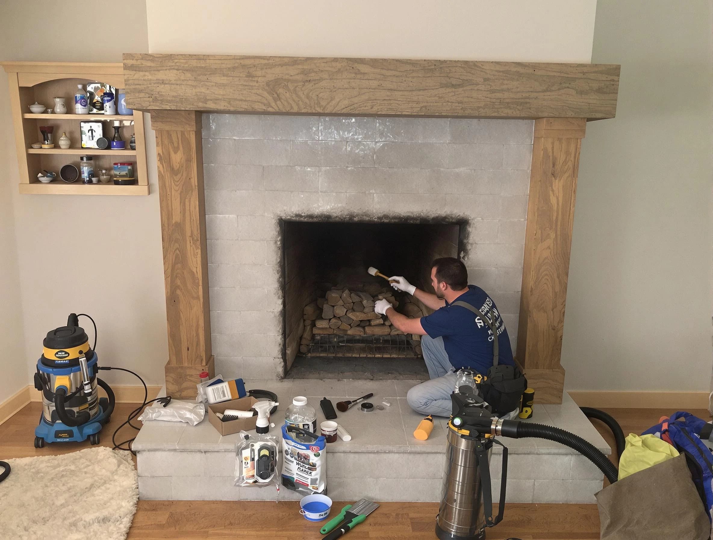 Detailed creosote removal process by Wheat Ridge Chimney Sweep in Wheat Ridge, CO