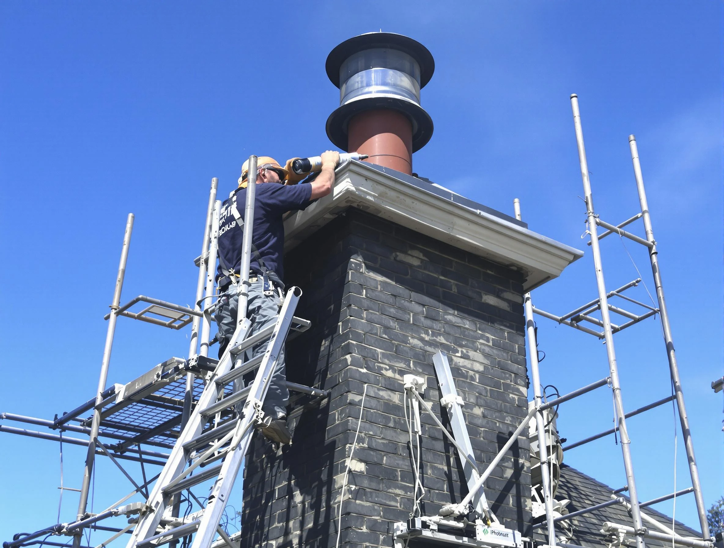 Sturdy chimney crown finished by Wheat Ridge Chimney Sweep in Wheat Ridge, CO