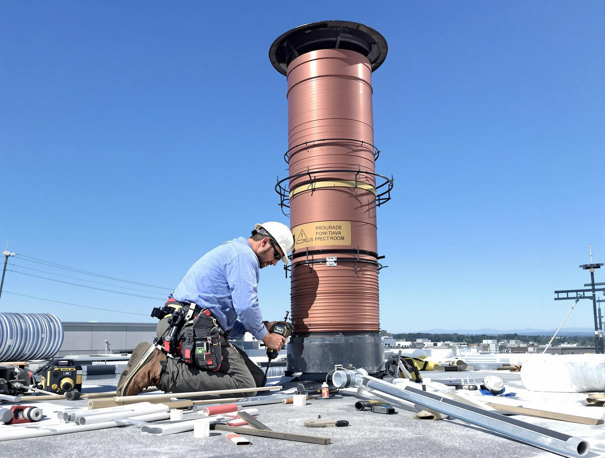 Installed chimney liner by Wheat Ridge Chimney Sweep in Wheat Ridge, CO