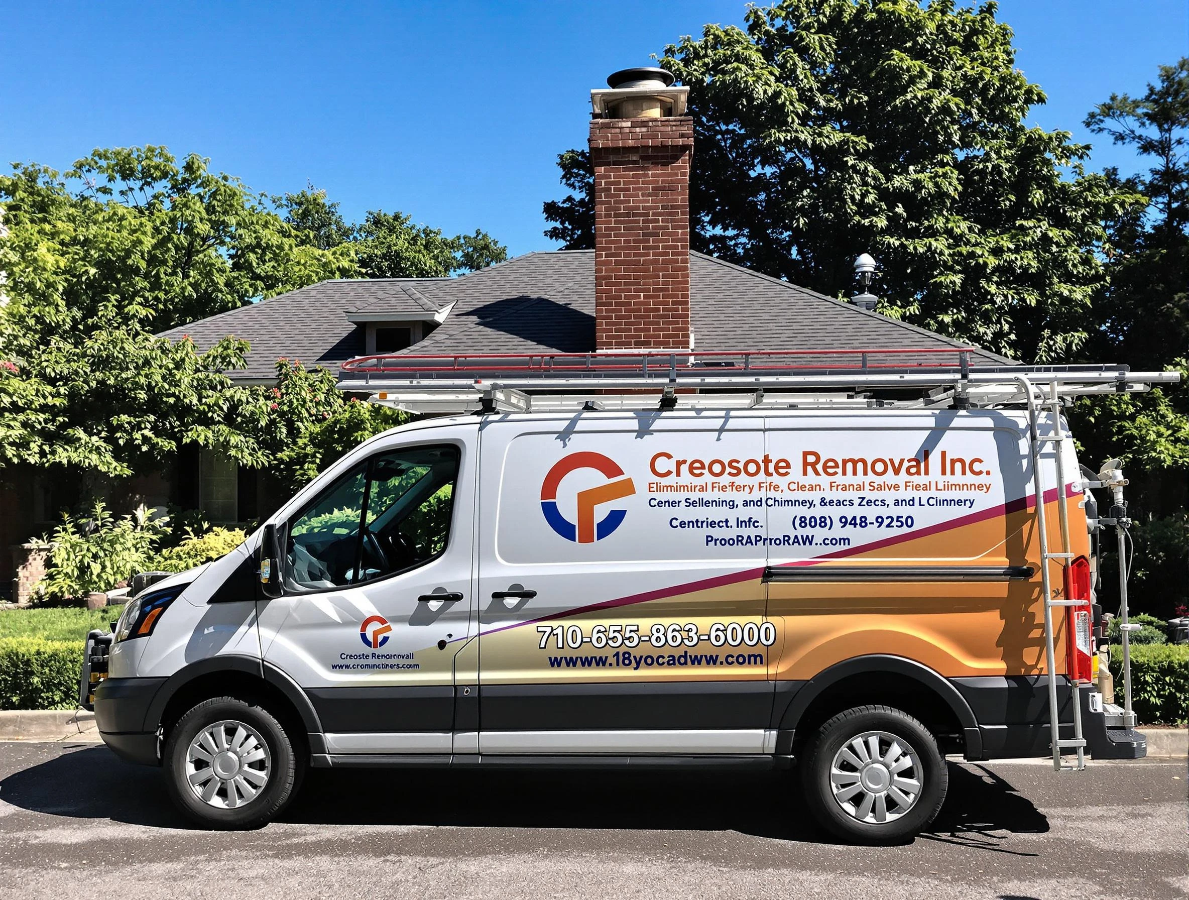 Wheat Ridge Chimney Sweep technician removing creosote safely in Wheat Ridge, CO